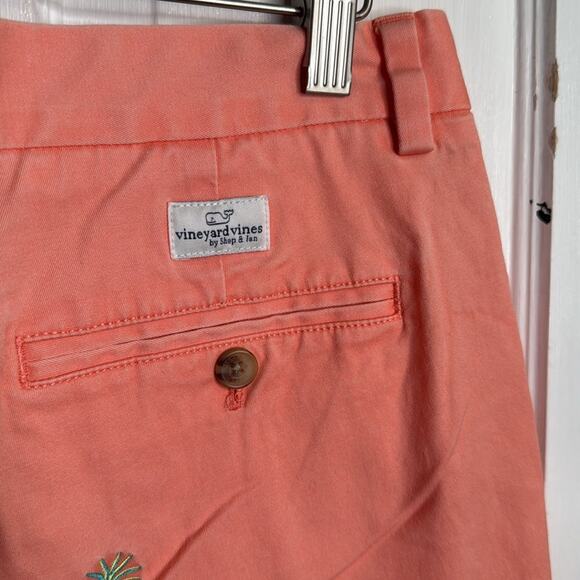 Vineyard Vines Men's 7" Breaker Embroidered Tiki Island Shorts M-301 Sz 31 - Picture 9 of 9